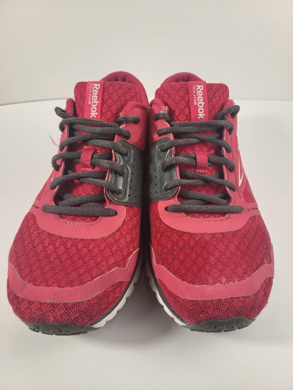 Reebok RealFlex Transition 2.0 Crimson Berry Mesh Training Shoes Women Size 8.5